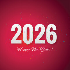 Happy new year 2026 celebration background