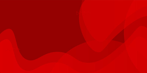 Abstract random shapes with red background minimal. Simple design.