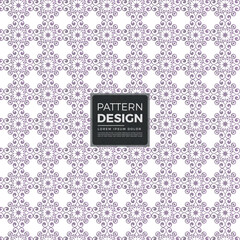 Seamless lavender ornamental swirl geometric pattern background design