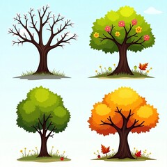 Four Seasons of Trees
