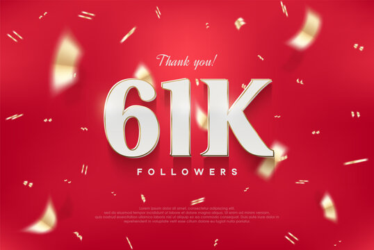 61k elegant and luxurious design, vector background thank you for the followers.