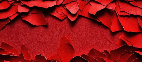 Abstract Red Metallic Flakes Background Texture.