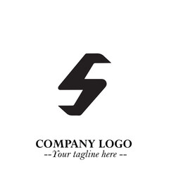 Sleek Electrical Logo Symbol on a Clean White Background for Modern Branding Design Elements Art