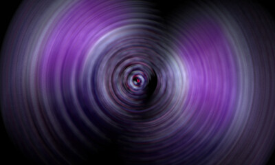 Creating a background with Photoshop: Use the tools in the program to create a pattern on the background that looks like a circle.