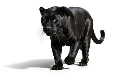 Majestic great white shark gliding through clear ocean waters, a symbol of power and mystery suitable for marine life documentaries and conservation campaigns
