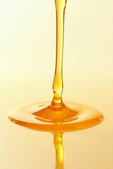 Golden Honey Drizzle A Sweet and Viscous Delight.