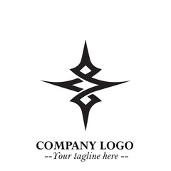 Sleek Electrical Logo Symbol on a Clean White Background for Modern Branding Design Elements Art