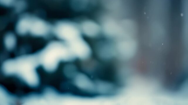 Enchanting winter scene of a Dark-eyed Junco bird foraging for food in the snowy landscape,