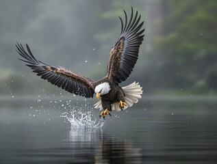 Obraz premium american bald eagle