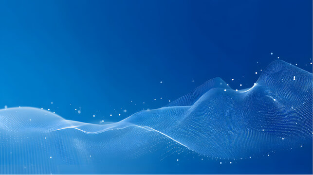 DigitalBlueWavePattern