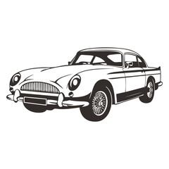 Classic Car Illustration