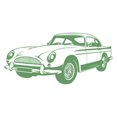 Classic Car Illustration