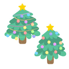 Illustrated Christmas Tree