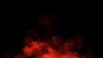 Abstract smoke, fog on isolated black background, creating a mysterious and backdrop, creating a dreamy, atmospheric effect for artistic