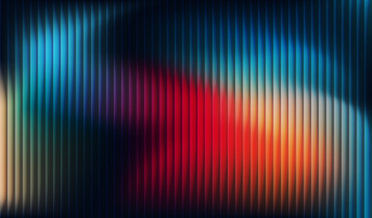 Dynamic striped background with vibrant gradient colors and vertical lines