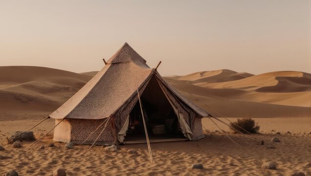 Desert Tent Adventure in the Sahara Dunes.