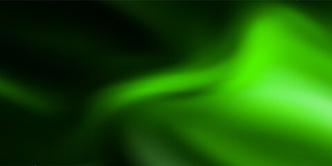 Elegant Green Gradient Wave Background Modern Abstract Design fo
