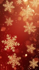 Winter wonderland celebration festive snowflakes holiday background warm atmosphere close-up magical vibes