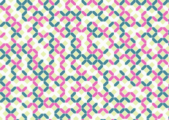 幾何学的なタイル模様 背景