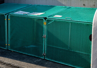 ゴミの回収・集積所・ボックス・ネット