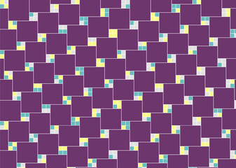 幾何学的なタイル模様 背景