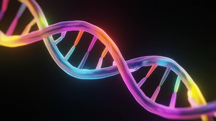 The Graceful DNA Strand. Abstract Background of Rainbow. An abstract double helix (like a DNA strand). The strand is made of two intertwined swirling ribbons of colorful rainbow gas.
 - Powered by Adobe