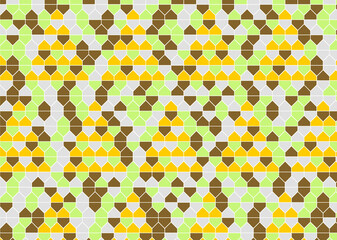 幾何学的なタイル模様 背景