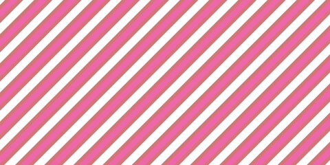 Pink striped background. Pink stripe pattern. Pink and white striped background. A vibrant, seamless pattern with bold, diagonal stripes in a classic candy cane style.