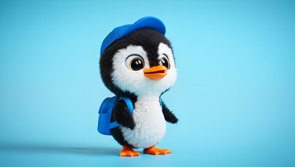 Vibrant 3D Illustration of a Creative Person Designing Digitally on a Laptop, Surrounded by Floating Art Tools and Geometric Forms, Symbolizing Innovation, Generative AI