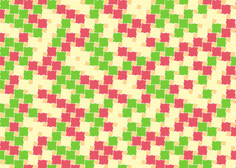 幾何学的なタイル模様 背景