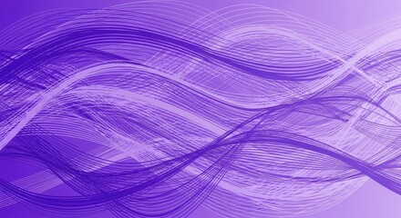 Ethereal violet symphony lines create a dreamy and fluid digital composition experience