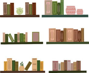 books on shelves clipart © Reno Suri