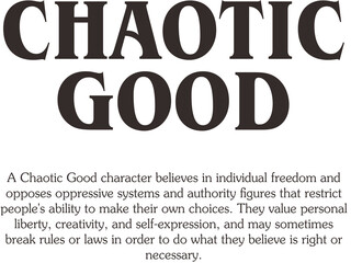 Chaotic Good