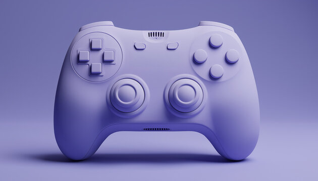 Pastel Clay Game Controller for Video Gaming