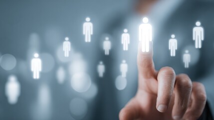 Human resources selection concept