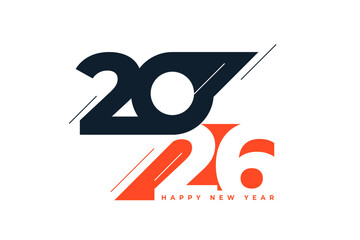 stylish 2026 new year invitation background