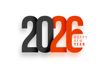 paper style 2026 new year holiday background