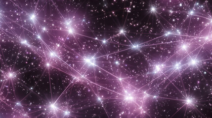 Gradient style starry sky and universe scene background material