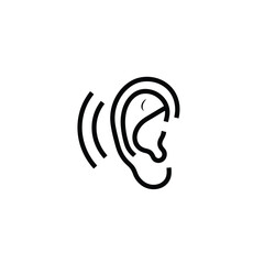 Audio or Communication Symbol - Line Art Vector