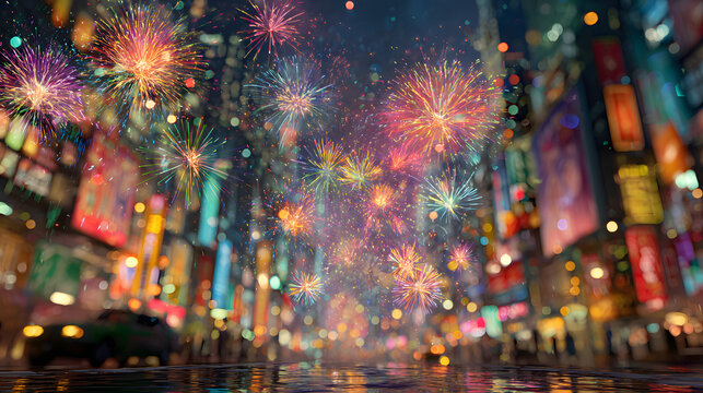 Vibrant 2026 New Year design