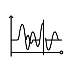 Dynamic financial graph showcasing market trends and data analysis for business insights and strategic planning in a modern, clean design