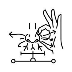 Breathe easy with this clear depiction of sinus relief, showing airflow and pressure points for a healthier, happier you - wellness starts here!