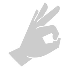 Okay Hand Gesture Icon
