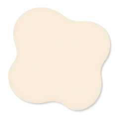 Minimalist pastel cream diffuser on white background, serene ambiance