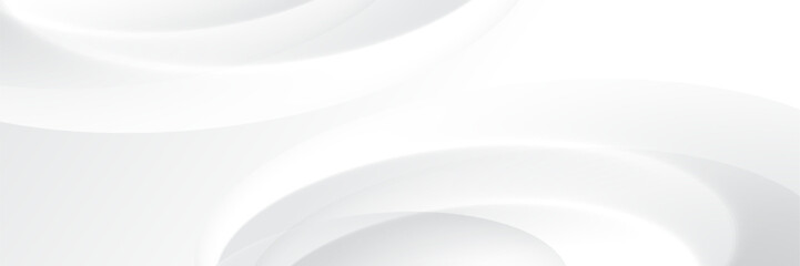 Abstract pattern white geometric banner design background.