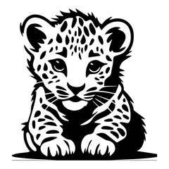 Spotted Leopard Cub