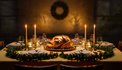 Christmas Dinner Table