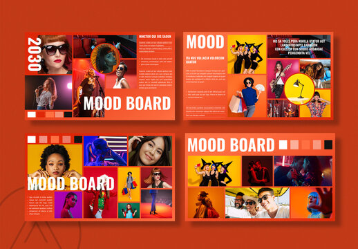 Color Full Mood Board Template