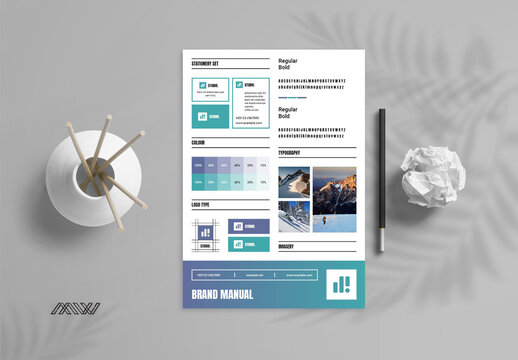 Brand Identity Poster Layout