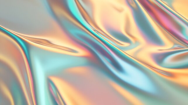 electroplated. Iridescent rainbow reflections on a mirror-smooth electroplated metallic surface. safety posters, maintenance manuals, designed for precision metalworking and fabrication facilities.